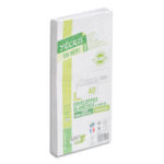 GPV paquet de 40 enveloppes recyclées extra Blanches Erapure, format DL 110x220mm fenêtre 45x100mm 80g