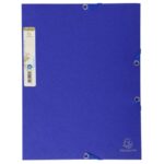 EXACOMPTA Chemise 3 rabats élastique Forever carte recyclée bicolore 380g coloris assortis – Image 4