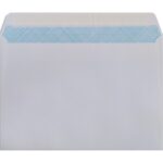 PERGAMY Boîte de 500 enveloppes Blanches 80g C5 162x229 mm fenêtre 45x100 mm auto-adhésives
