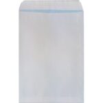 PERGAMY Boîte de 250 pochettes vélin Blanc 90g C4 229x324 mm auto-adhésives