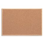 Tableau en Liège cadre bois, fixation fournie, livré avec 6 épingles - Format : L90 x H60 cm