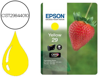Cartouche d'encre original epson c13t29844010 180 p jaune