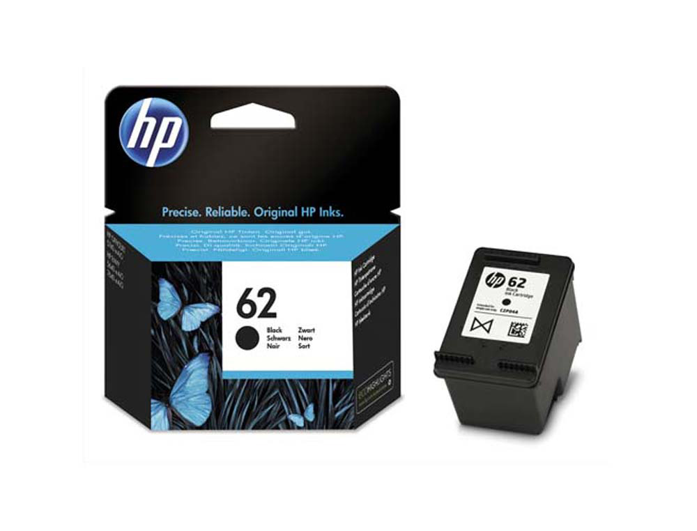 Cartouche d'encre original hp 62 200 p noir