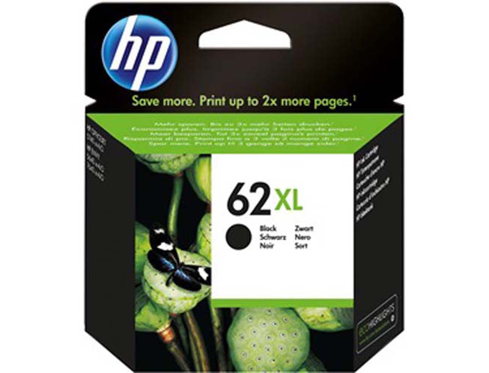 Cartouche d'encre original hp 62xl 600 p noir