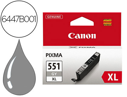 Cartouche d'encre original canon cli-551 715 p gris
