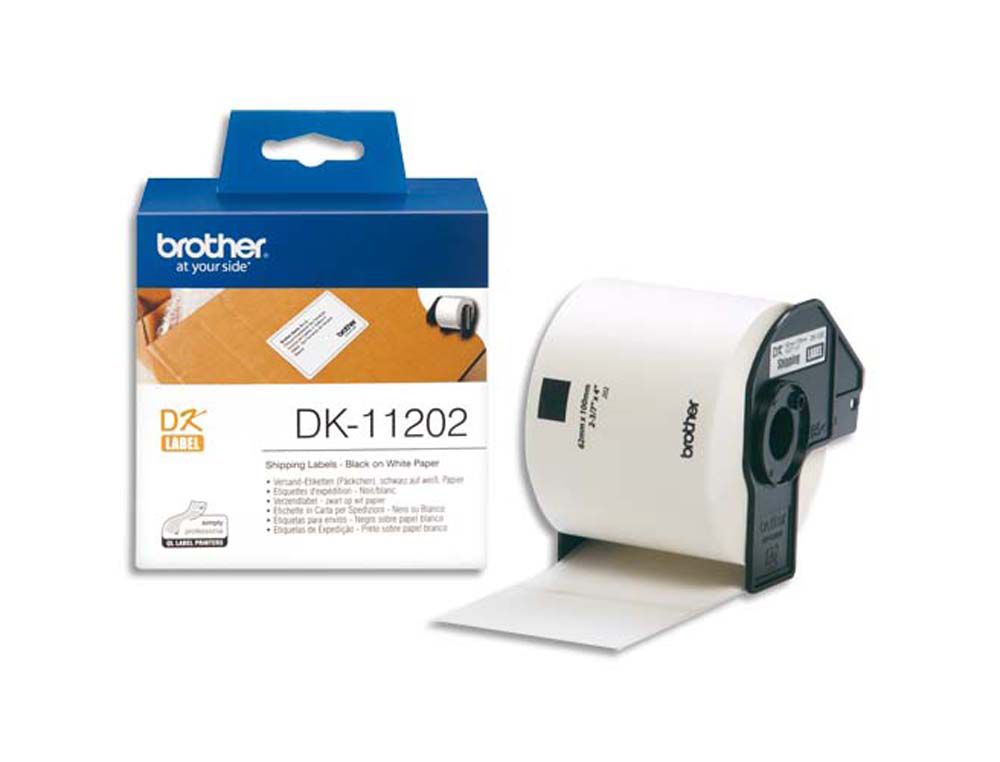 Etiquette brother titreuse expedition 62x100mm rouleau   300u