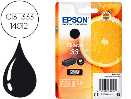 Cartouche d'encre original epson t3331 noir
