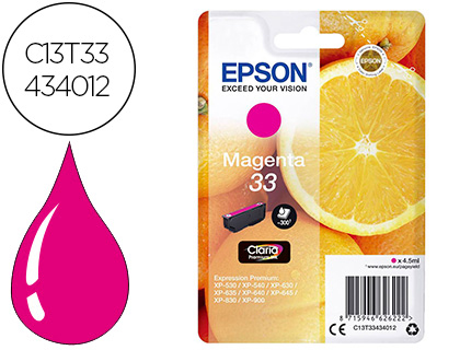 Cartouche d'encre original epson t3343 magenta