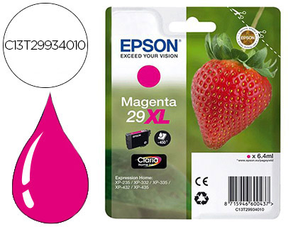 Cartouche d'encre original epson t2993 xl magenta