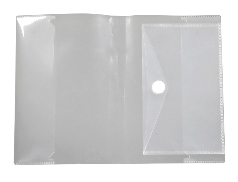 Protège agenda viquel scolaire enveloppe en         polypropylène fermeture       bouton 184x184272mm