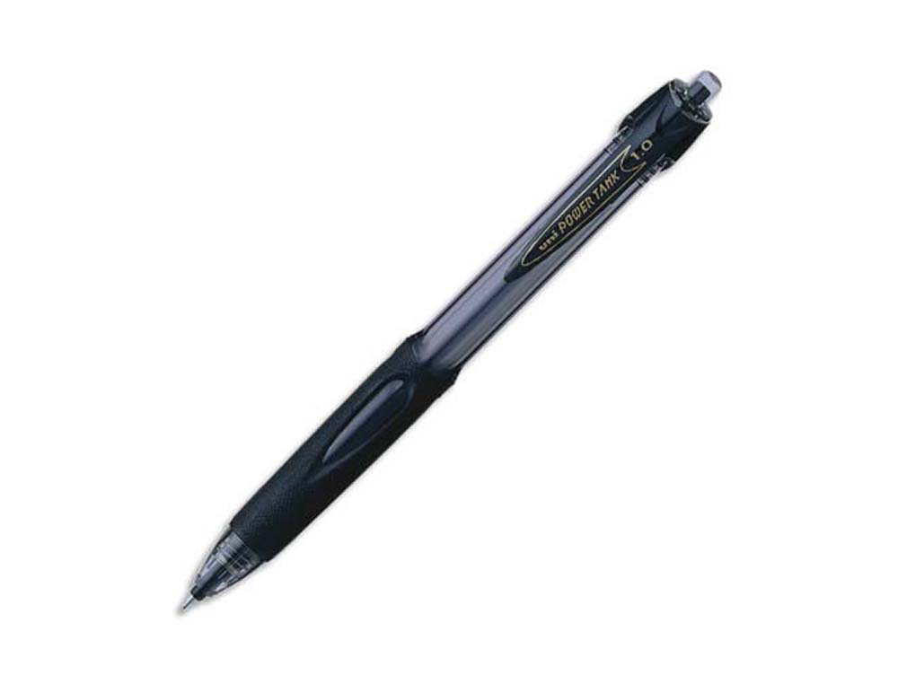 Stylo-bille uniball powertank rétractable écriture moyenne encre coloris noir