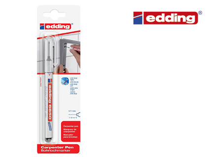 Marqueur edding permanent de précision e8850 à pointe ultra longue et fine 0.7/1mm forme ronde noir