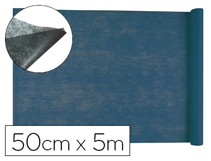Tissu non tissé liderpapel costumes accessoires chemin de table rouleau 5x0.5m coloris bleu marine