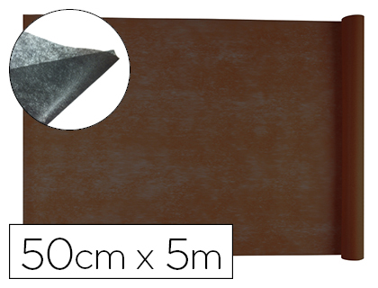 Tissu non tissé liderpapel costumes accessoires chemin de table rouleau 5x0.5m coloris marron