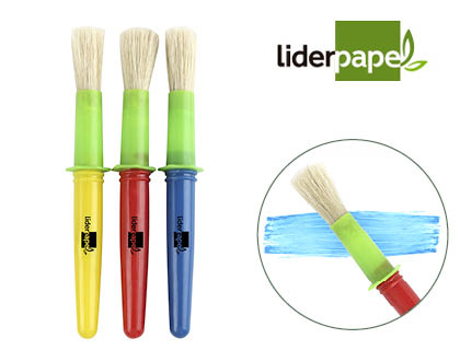Pinceau liderpapel virole brosse maxi parfait maternelle grande taille