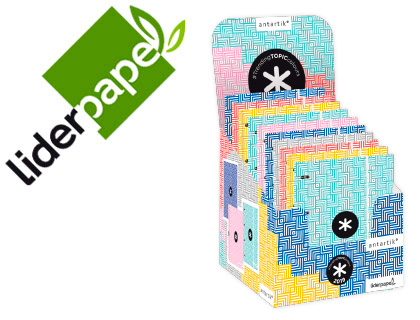 Classeur antartik trending topic 2019 4 anneaux ronds    40mm a4 feuillets mobiles q5x5coloris assortis