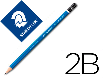 Crayon graphite staedtler mars lumograph 100 2b hexagonal