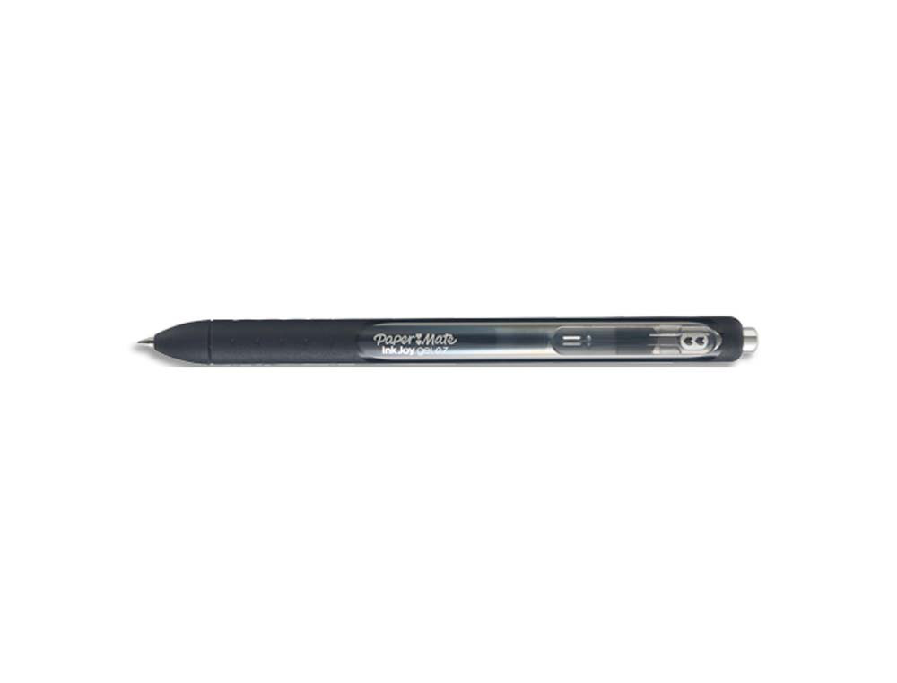 Stylo-bille paper mate inkjoy gel rétractable écriture moyenne 0.7mm encre douce grip coloris noir