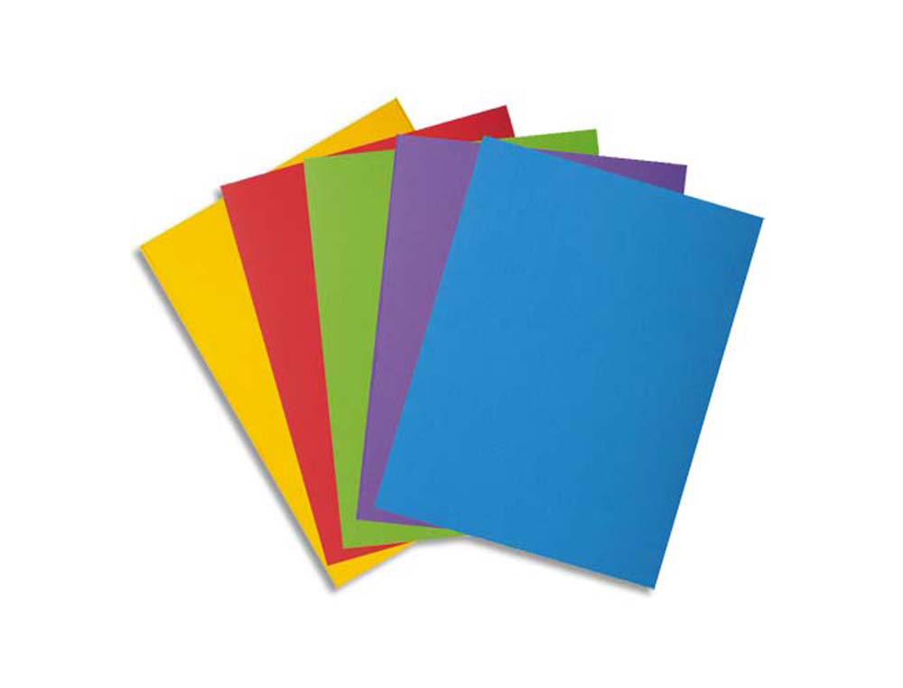 Chemise exacompta rock carte rigide 240x320mm 210g 1 rabat coloris assortis lot 50 unités