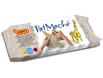 Pâte à modeler jovi patmaché papier mâché prêt-à-l'emploi pain de 680g