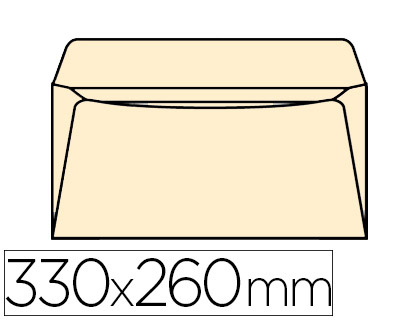 Pochette gpv dos carton 500g vélin blanc 120g anti-pli 24 260x330mm sachet 25 unités