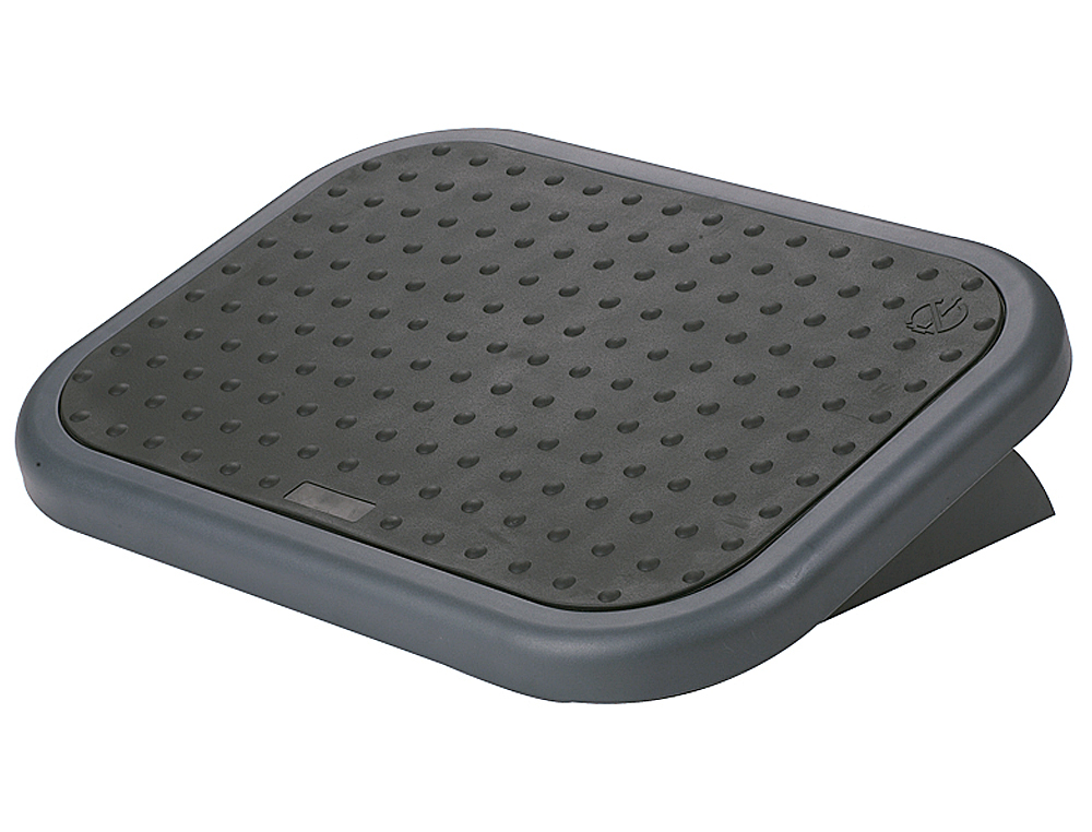 Repose-pieds q-connect réglable avec revêtement en caoutchouc 450x330x85mm