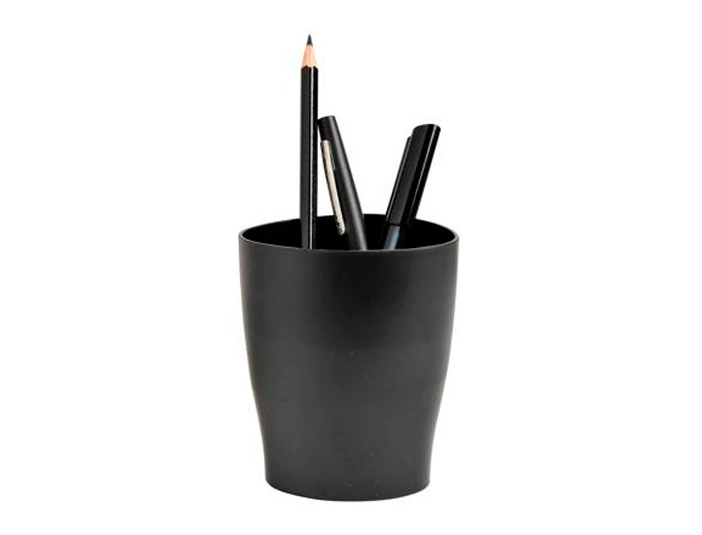 Pot à crayons exacompta ecopen ecoblack 60x80x95mm coloris noir