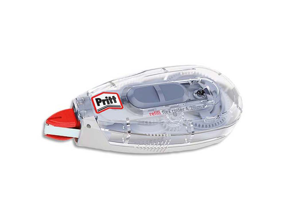 Correcteur pritt rechargeable dévidoir ruban 4.2mmx12m réécriture immédiate embout rétractable