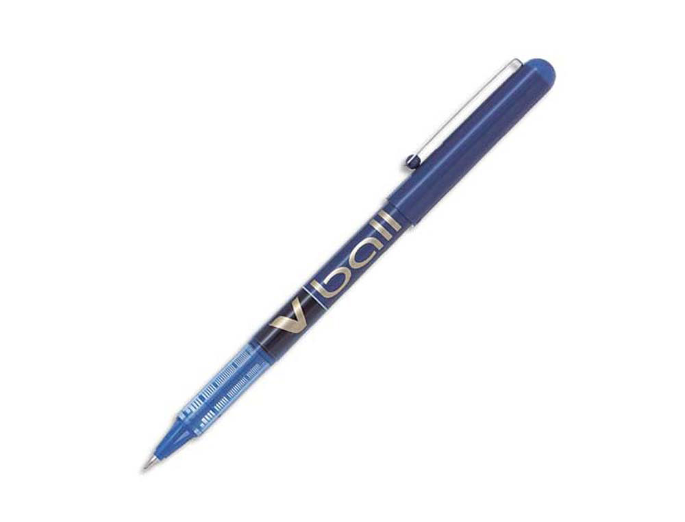 Roller pilot vball 7 écriture moyenne 0.5mm encre liquide niveau visible régulateur débit clip métal coloris bleu