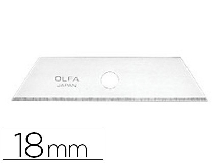 Lame rechange olfa sk4 cutter autorétractable 18mm étui 5 unités