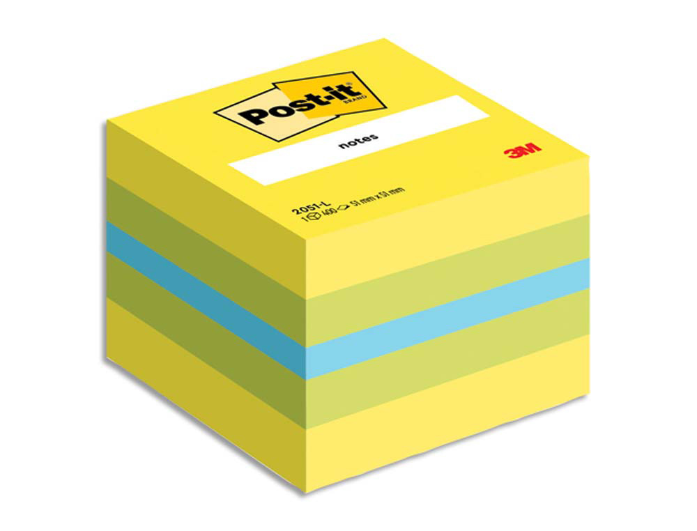 Bloc-notes post-it minis 51x51mm 400f repositionnables coloris rêve