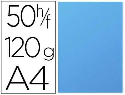 Papier correspondance clairefontaine couleurs pollen 120g/m2 a4 210x297mm coloris bleu turquoise étui 50 feuilles