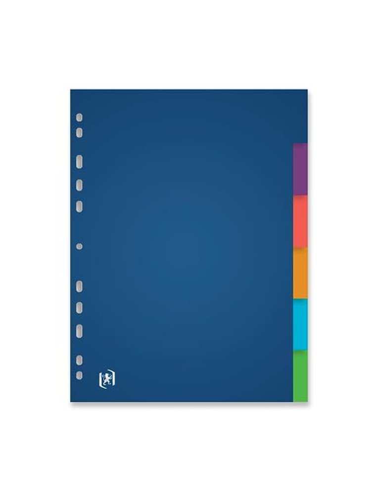 Intercalaire oxford polypropylène color life 6 positions a4+ 212x310mm réutilisable perforation indéchirable translucide