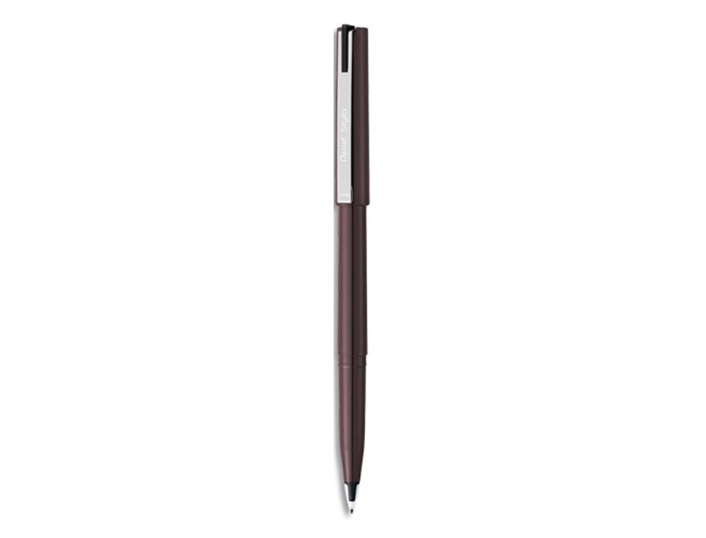 Stylo-feutre pentel jm20 plume dessin écriture pointe plastique souple agrafe métal encre noire