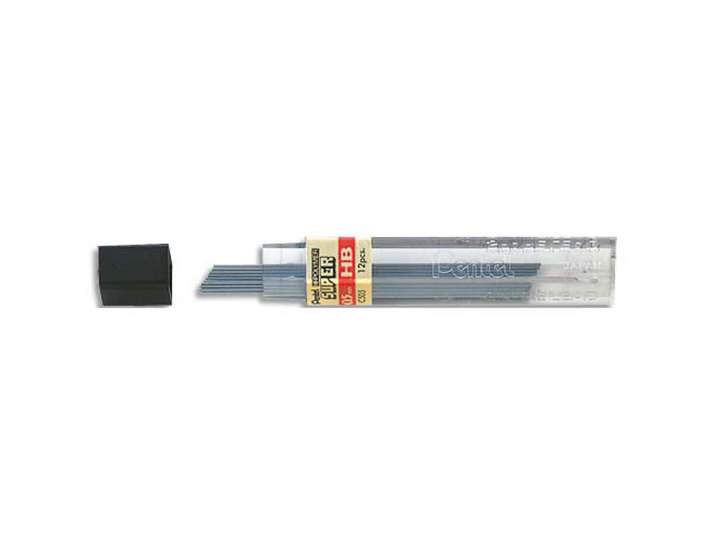 Mine pentel 0.5mm hb étui 12 unités