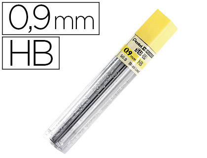 Mine pentel 0.9mm hb étui 15 unités