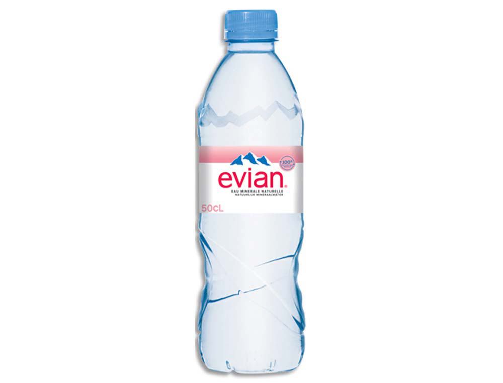 Eau plate évian bouteille 50cl