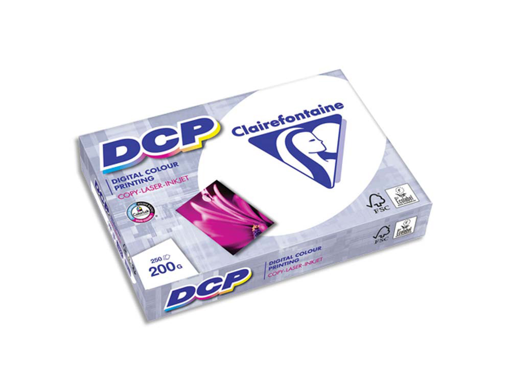 152294g-1.jpg Papier clairefontaine dcp inkjet/laser a3 200g/m2 - ramette de 250 feuilles – Image 1