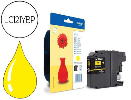 Cartouche d'encre original brother lc121ybp