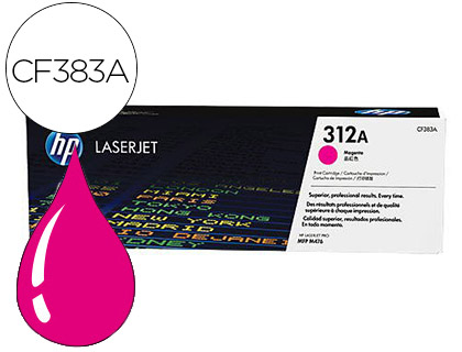 Toner laser original hp cf383a 2700 p magenta