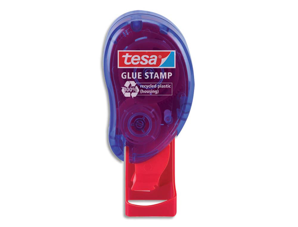 Colle tesa glue stamp roller corps plastique recyclé sans solvant tampon 1100 points colle