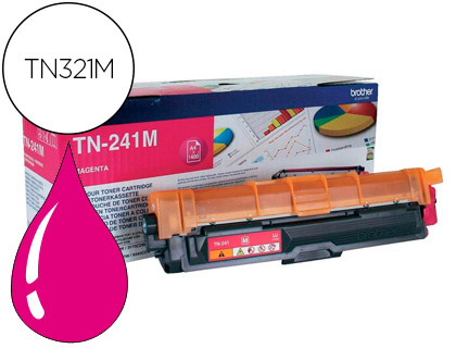 Toner laser original brother tn321m 1500 p magenta