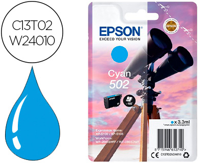 Cartouche d'encre original epson 502xl 470 p cyan