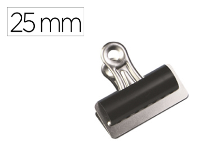 Pince q-connect metallique largeur 25mm - boite carton   10 un