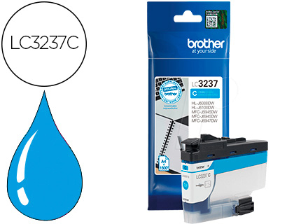 Cartouche d'encre original brother lc3237 1500 p / 500 p
