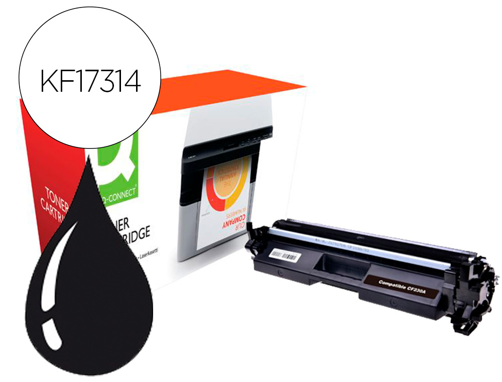 156513g-1.jpg Toner laser compatible q-connect hp cf230a – Image 1