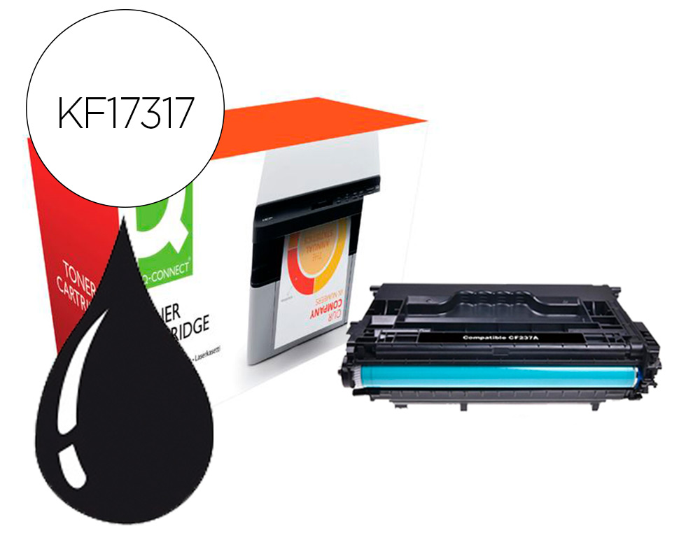156516g-1.jpg Toner laser compatible q-connect hp cf237a 11000 p – Image 1