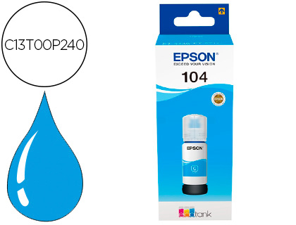 Cartouche d'encre original epson 104 500 p cyan