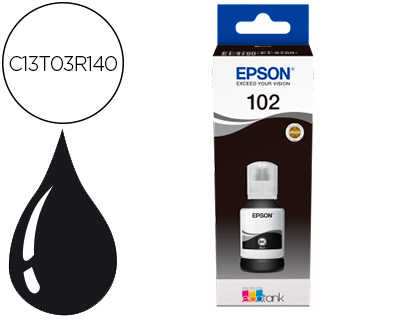 Cartouche d'encre original epson 102 7500 p noir
