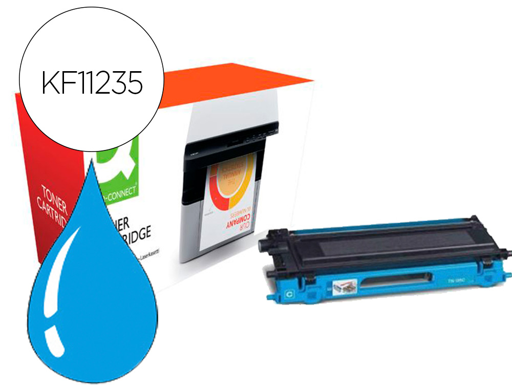 156749g-1.jpg Toner laser compatible q-connect brother tn423c 4000 p cyan – Image 1